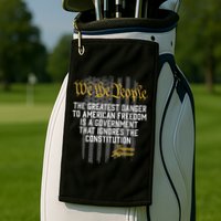The Greatest Danger To American Freedom Thomas Jefferson Golf Towel
