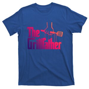 The Grillfather Dad Chef Grilling Grill Master Bbq Great Gift T-Shirt