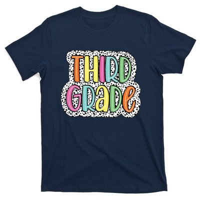 Third Grade Dalmatian Dots 3rd Dream Team Back To School T-Shirt