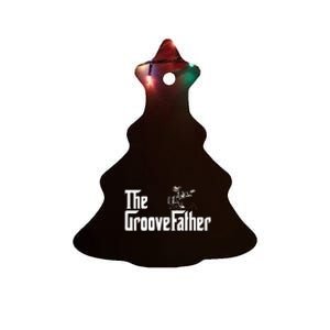 The Groovefather Drummer Drummer Dad Ceramic Tree Ornament