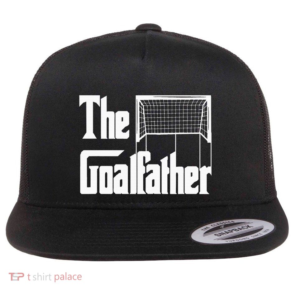 The Goalfather Dad Soccer Goalkeeper Goalie Coach Footballer Flatbill Hat