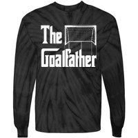 The Goalfather Dad Soccer Goalkeeper Goalie Coach Footballer Tie-Dye Long Sleeve Shirt