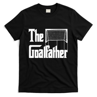 The Goalfather Dad Soccer Goalkeeper Goalie Coach T-Shirt