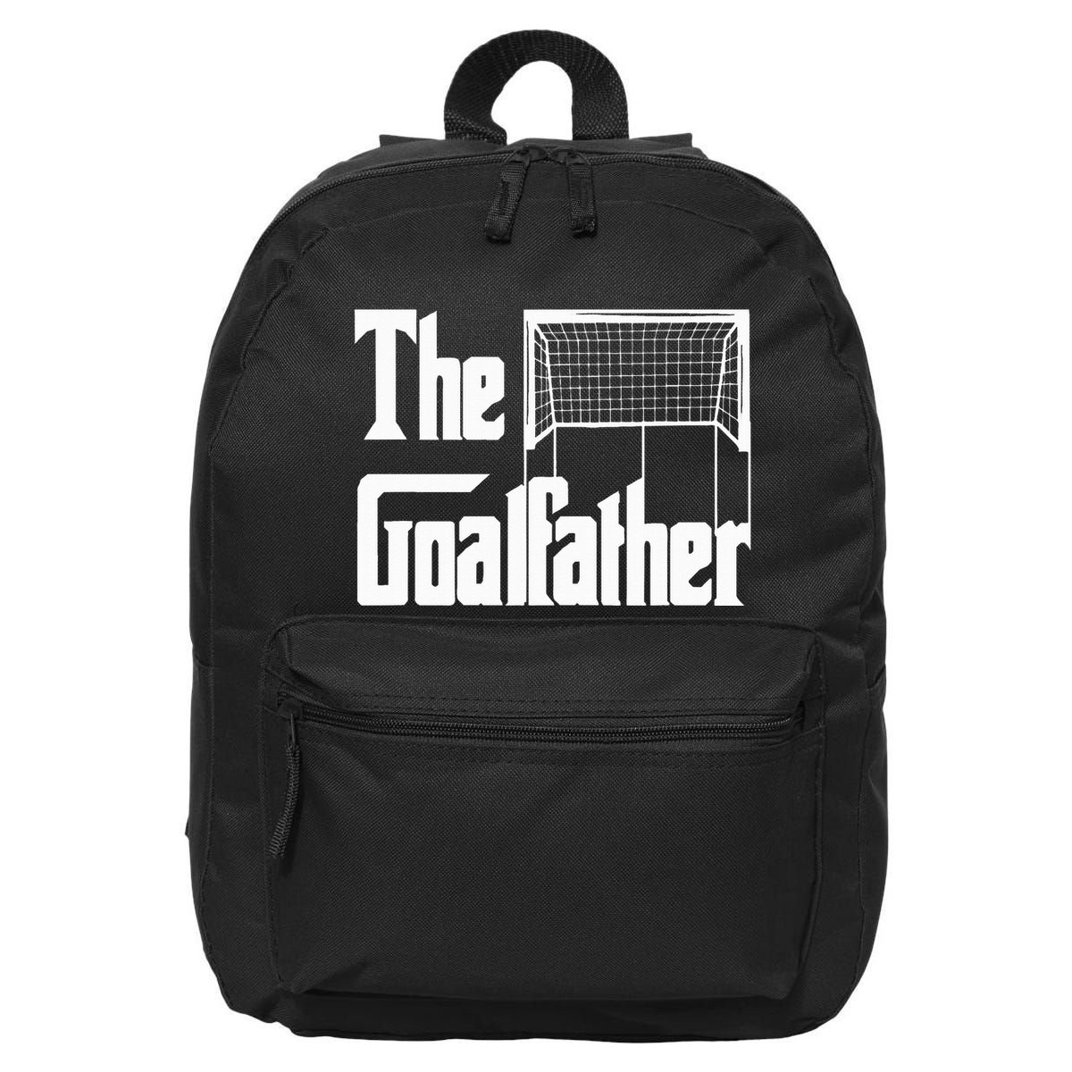 The Goalfather Dad Soccer Goalkeeper Goalie Coach 16 in Basic Backpack
