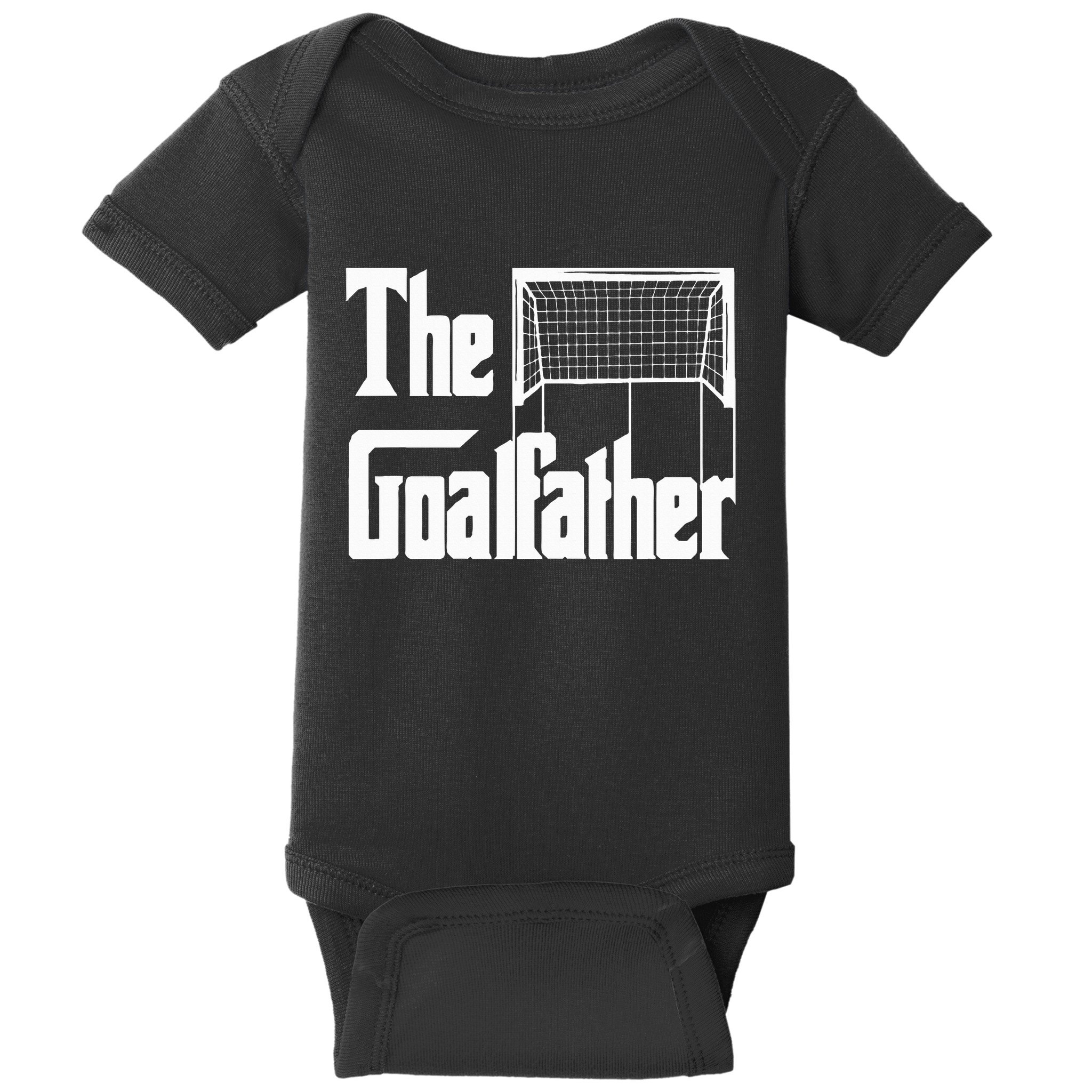 The Goalfather Dad Soccer Goalkeeper Goalie Coach Baby Bodysuit