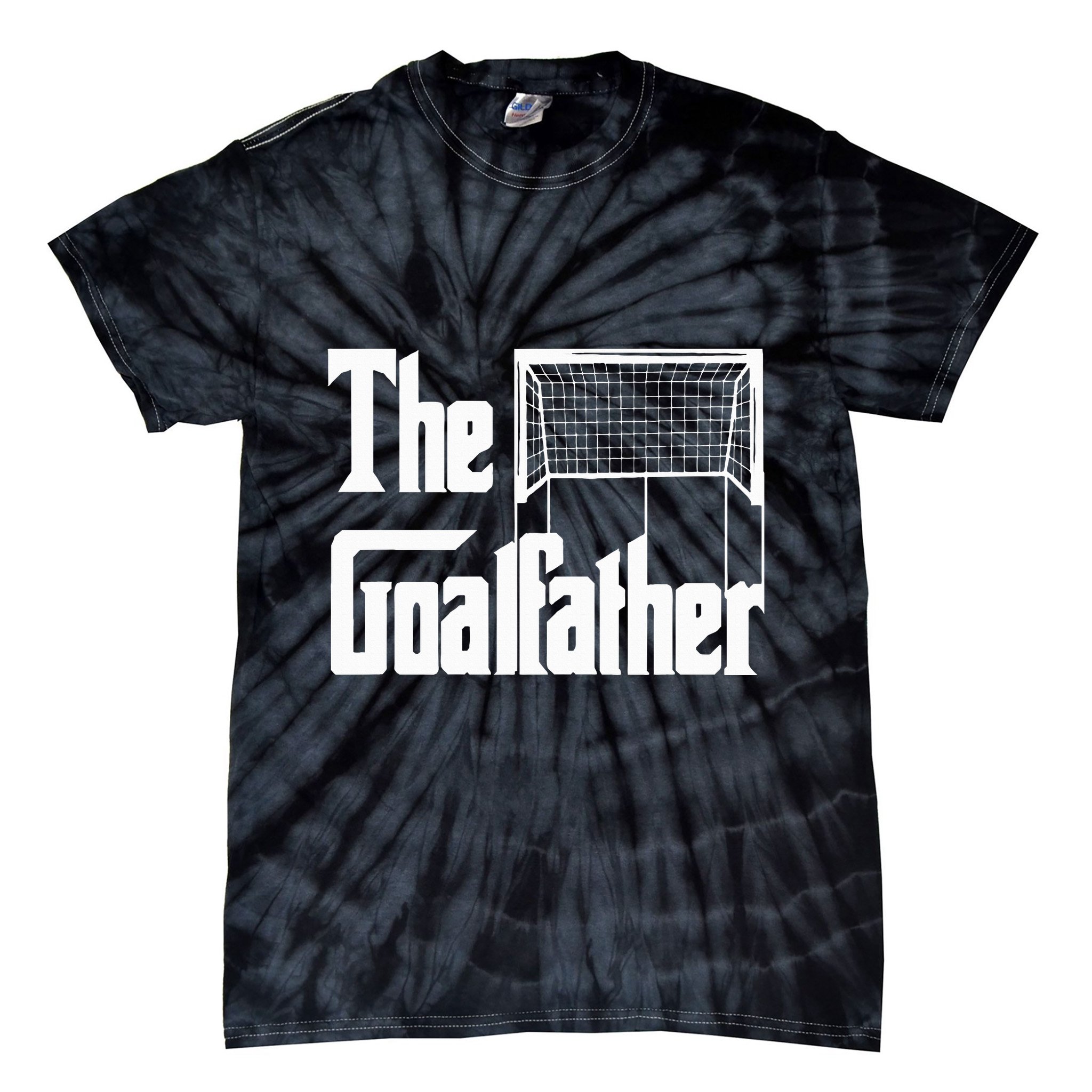 The Goalfather Dad Soccer Goalkeeper Goalie Coach Tie-Dye T-Shirt