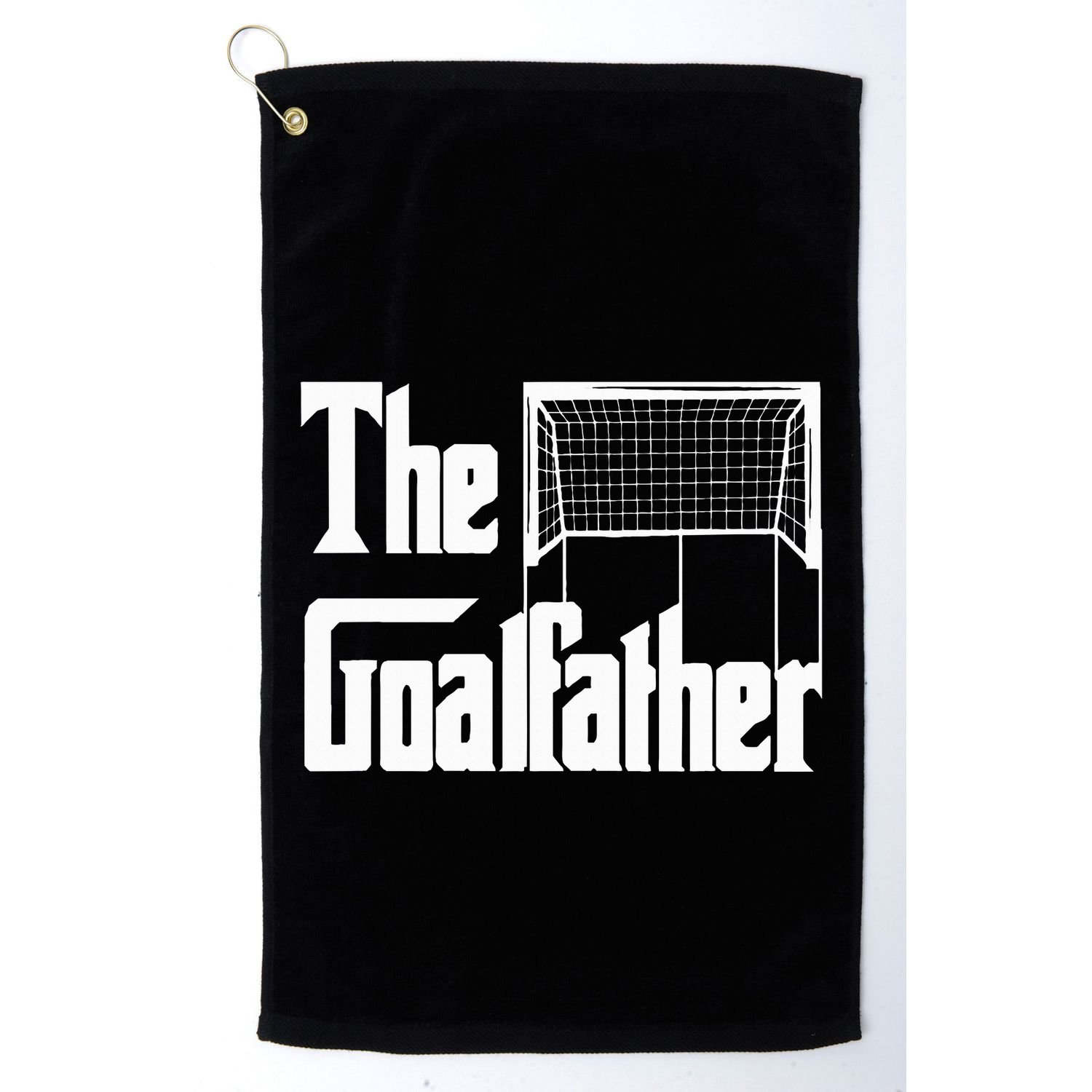 The Goalfather Dad Soccer Goalkeeper Goalie Coach Golf Towel