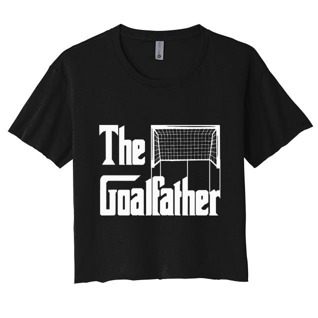 The Goalfather Dad Soccer Goalkeeper Goalie Coach Crop Top
