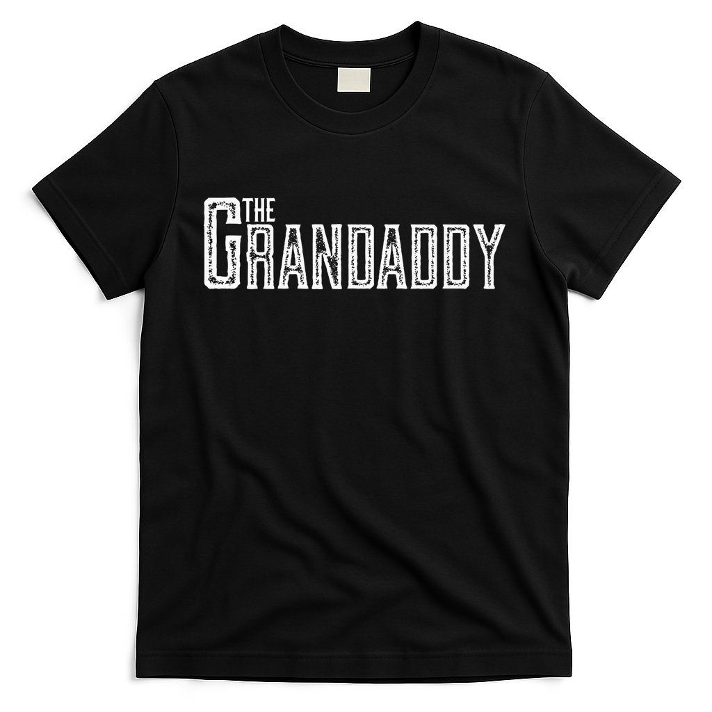 The Grandaddy Design Distressed Cool Grandpa Boss Gift T-Shirt
