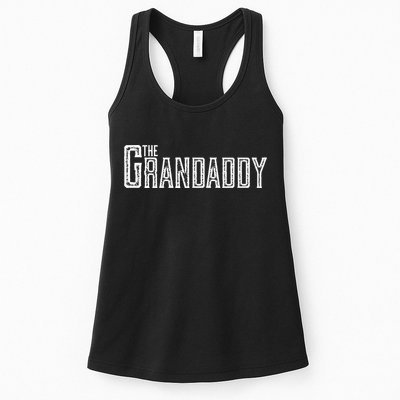 The Grandaddy Design Distressed Cool Grandpa Boss Gift Womens Tank Top