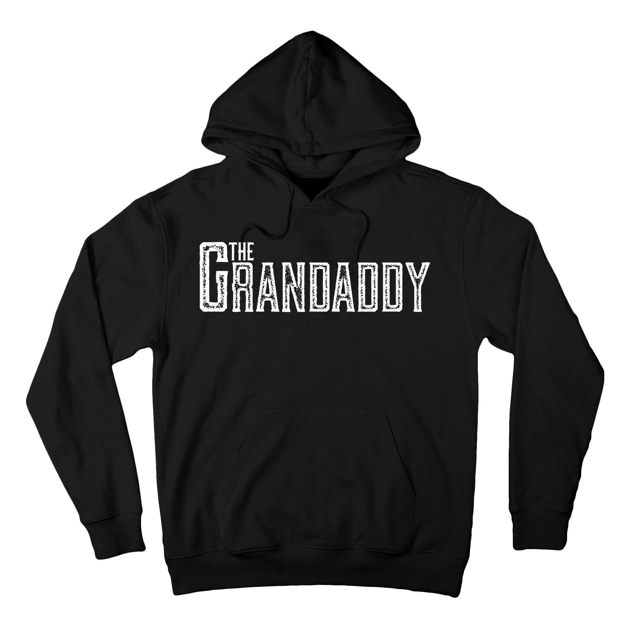 The Grandaddy Design Distressed Cool Grandpa Boss Gift Tall Hoodie