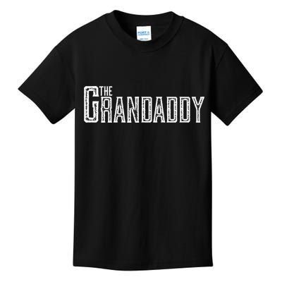 The Grandaddy Design Distressed Cool Grandpa Boss Gift Kids T-Shirt