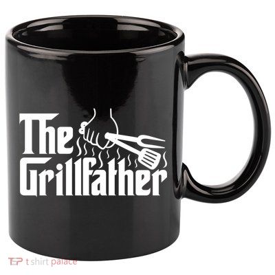 The Grillfather Dad Bbq Funny Gift 11oz C Handle Ceramic Mug