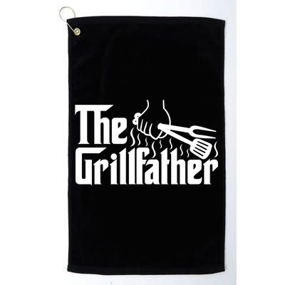 The Grillfather Dad Bbq Funny Gift Golf Towel