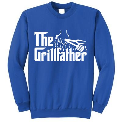 The Grillfather Dad Bbq Funny Gift Sweatshirt