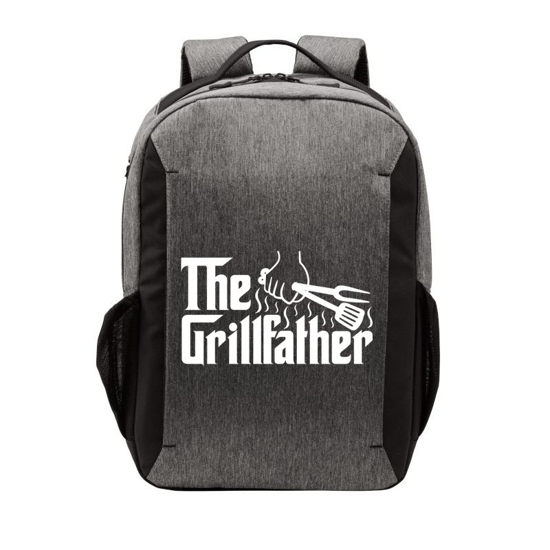 The Grillfather Dad Bbq Funny Gift Vector Backpack