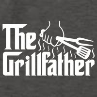 The Grillfather Dad Bbq Funny Gift Vector Backpack