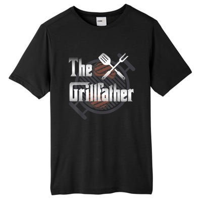 The Grillfather Daddy Bbq Cool Gift Tall Fusion ChromaSoft Performance T-Shirt