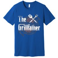 The Grillfather Daddy Bbq Cool Gift Premium T-Shirt