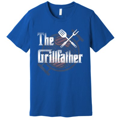 The Grillfather Daddy Bbq Cool Gift Premium T-Shirt