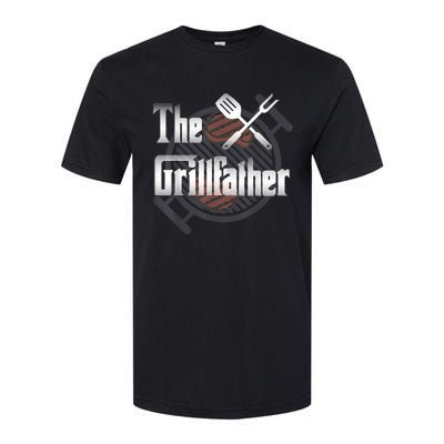 The Grillfather Daddy Bbq Cool Gift Softstyle CVC T-Shirt