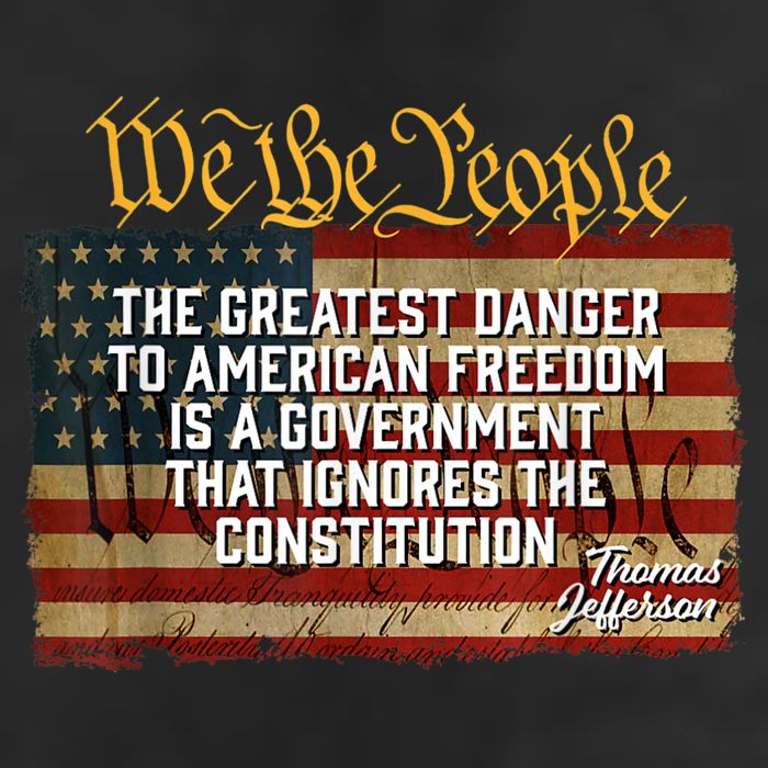 The Greatest Danger To American Freedom Thomas Jefferson Cool Comfort Performance Bucket Hat