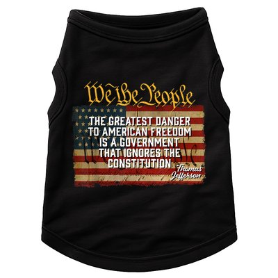 The Greatest Danger To American Freedom Thomas Jefferson Doggie Tank
