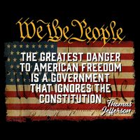 The Greatest Danger To American Freedom Thomas Jefferson Impact Tech Backpack