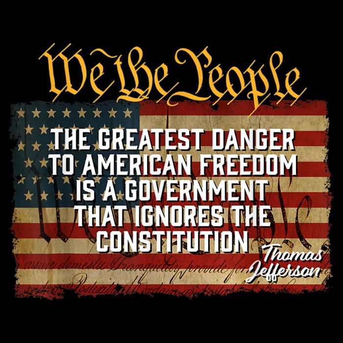 The Greatest Danger To American Freedom Thomas Jefferson Impact Tech Backpack