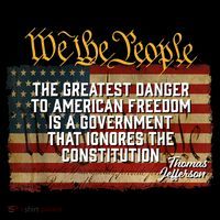 The Greatest Danger To American Freedom Thomas Jefferson Flatbill Hat
