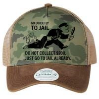 Trump Go Directly To Jail Do Not Collect $200 Legacy Tie Dye Trucker Hat