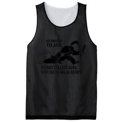 Trump Go Directly To Jail Do Not Collect $200 Mesh Reversible Basketball Jersey Tank