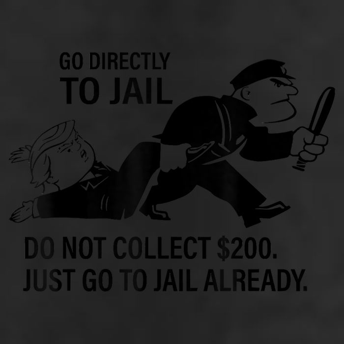 Trump Go Directly To Jail Do Not Collect $200 Golf Towel