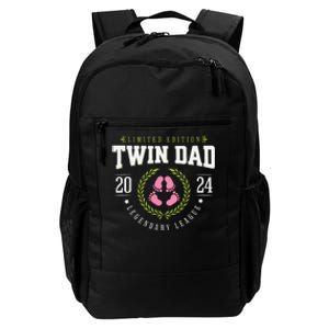 Twin Girl Dad Est 2024 Twin Dad To Be New Daddy Daily Commute Backpack