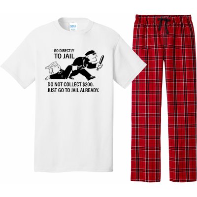 Trump Go Directly To Jail Do Not Collect $200 Pajama Set