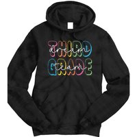 Third Grade Dream Team 3rd Grade Teacher Back To School Tie Dye Hoodie