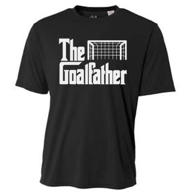 The Goalfather Dad Soccer Goalkeeper Goalie Christmas Gift Cooling Performance Crew T-Shirt