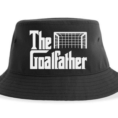 The Goalfather Dad Soccer Goalkeeper Goalie Christmas Gift Sustainable Bucket Hat