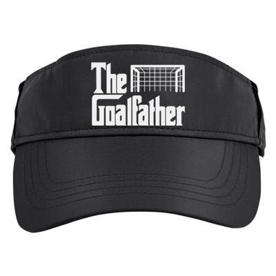 The Goalfather Dad Soccer Goalkeeper Goalie Christmas Gift Adult Drive Performance Visor