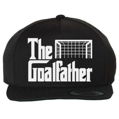 The Goalfather Dad Soccer Goalkeeper Goalie Christmas Gift Wool Snapback Cap