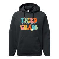 Third Grade Dream Team Back To School Teachers Students Performance Fleece Hoodie