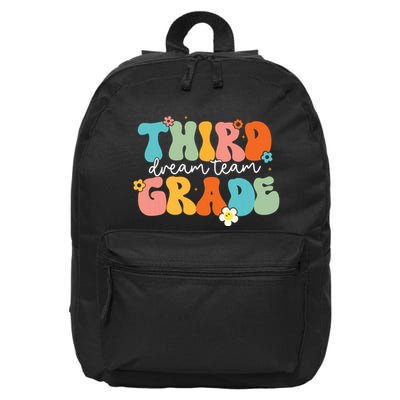 Third Grade Dream Team Back To School Teachers Students 16 in Basic Backpack