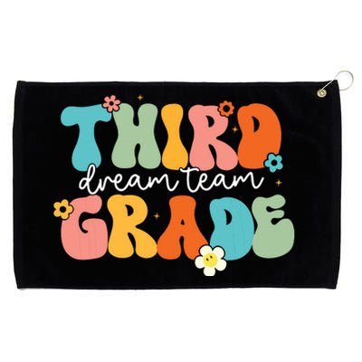 Third Grade Dream Team Back To School Teachers Students Grommeted Golf Towel