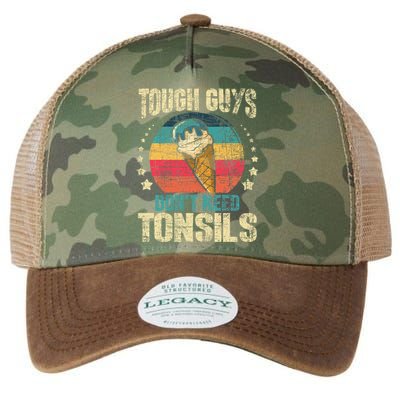 Tough Guys Dont Need Tonsils Legacy Tie Dye Trucker Hat