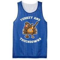 Thanksgiving Gift Dabbing Turkey Touchdown Football Gift Mesh Reversible Basketball Jersey Tank