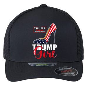 Trump Girl Donald Trump 2024 Jd Vance United States Presidential Election Flexfit Unipanel Trucker Cap