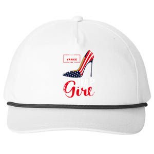 Trump Girl Donald Trump 2024 Jd Vance United States Presidential Election Snapback Five-Panel Rope Hat