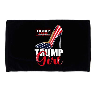 Trump Girl Donald Trump 2024 Jd Vance United States Presidential Election Microfiber Hand Towel