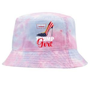 Trump Girl Donald Trump 2024 Jd Vance United States Presidential Election Tie-Dyed Bucket Hat