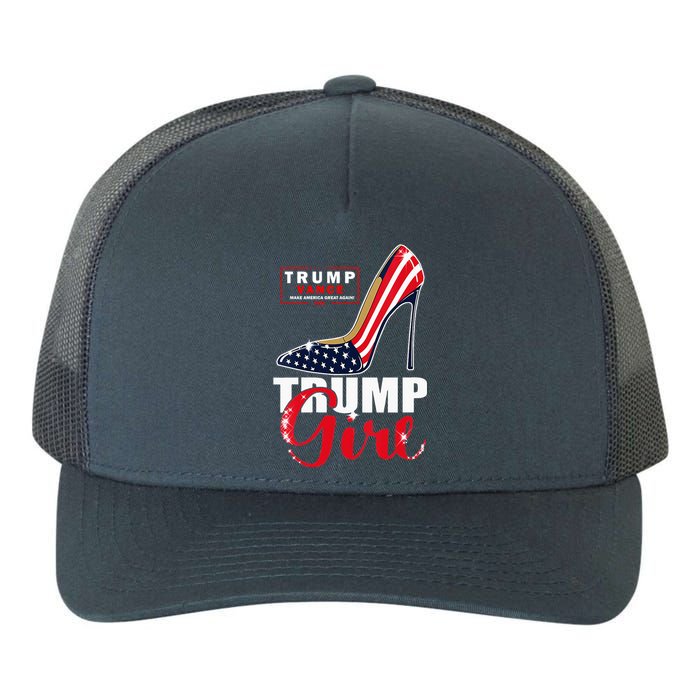 Trump Girl Donald Trump 2024 Jd Vance United States Presidential Election Yupoong Adult 5-Panel Trucker Hat